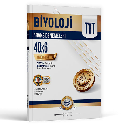 Bilgi Sarmal Yayınları 2023 TYT Deneme 40'lı Biyoloji