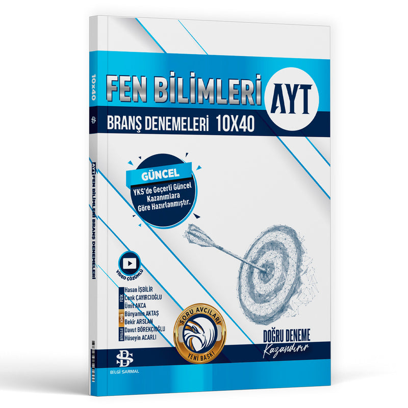 Bilgi Sarmal Yayınları AYT Fen Bilimleri Branş Denemeleri