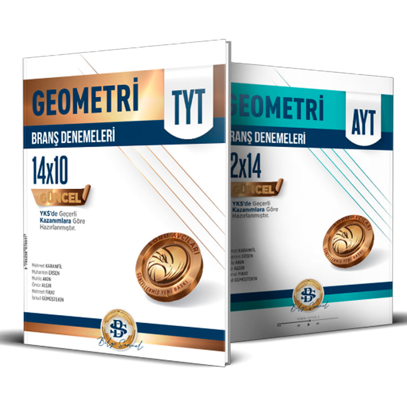 Bilgi Sarmal Yayınları TYT AYT Geometri 12x14 Branş Denemeleri
