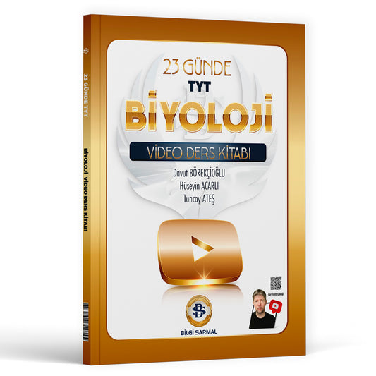 Bilgi Sarmal Yayınları TYT Biyoloji 23 Günde Video Ders Kitabı