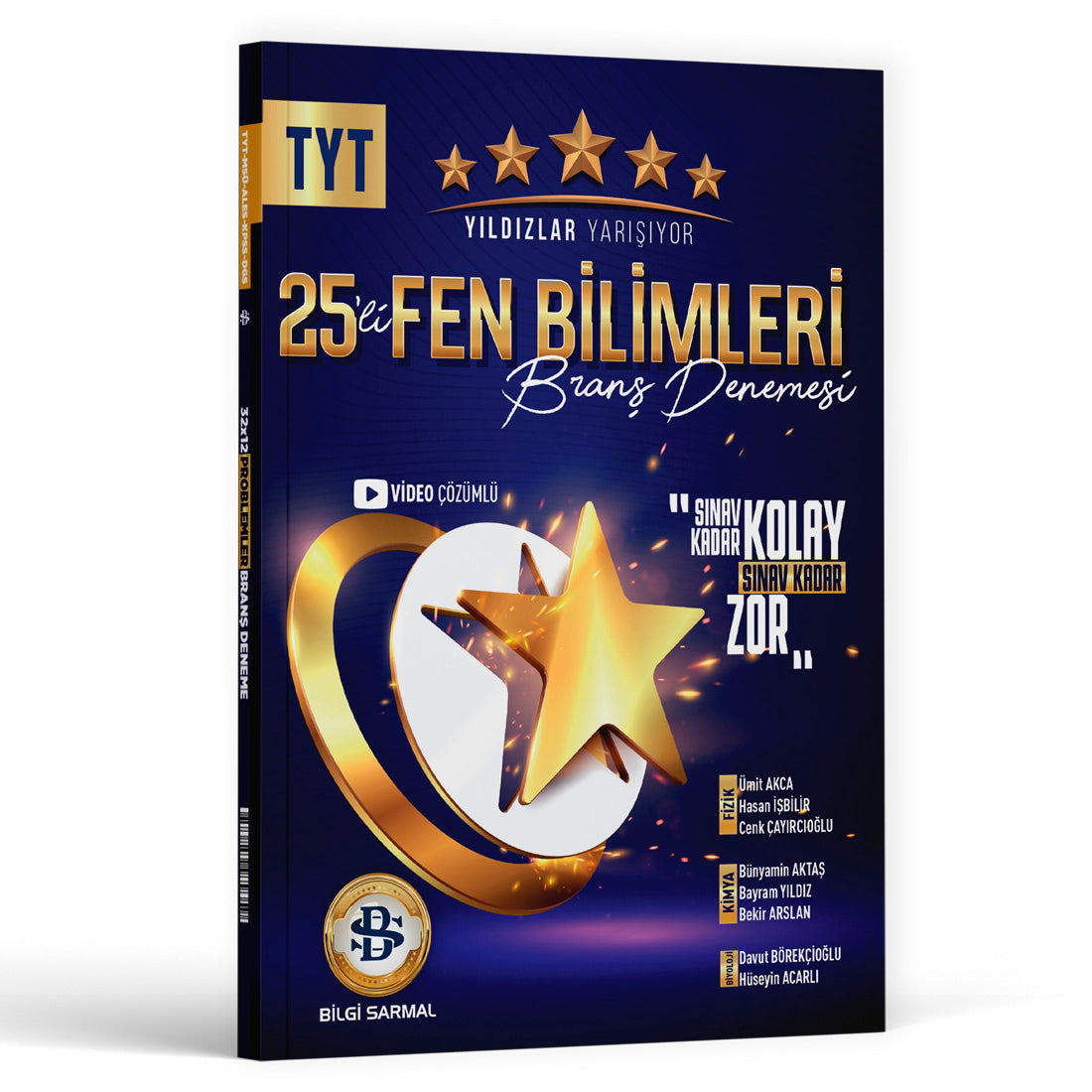 Bilgi Sarmal Yayınları TYT Fen Bilimleri Yıldızlar Yarışıyor 25'li Branş Denemesi
