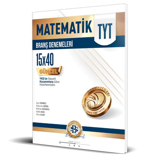 Bilgi Sarmal Yayınları TYT Matematik 15x40 Branş Denemeleri