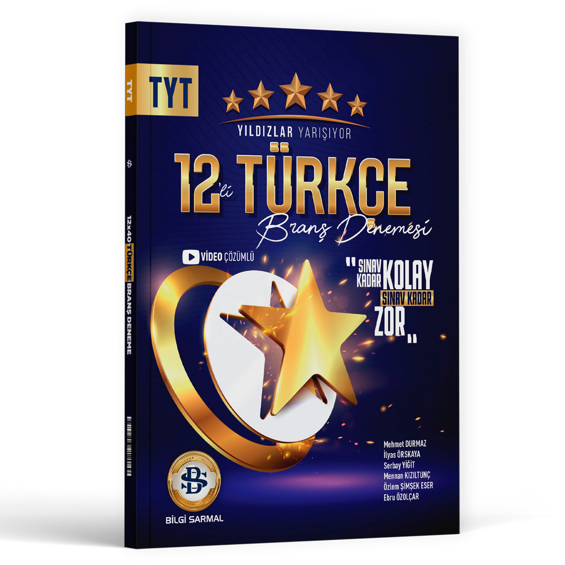 Bilgi Sarmal Yayınları TYT Türkçe 12'li Yıldızlar Yarışıyor Branş Denemesi