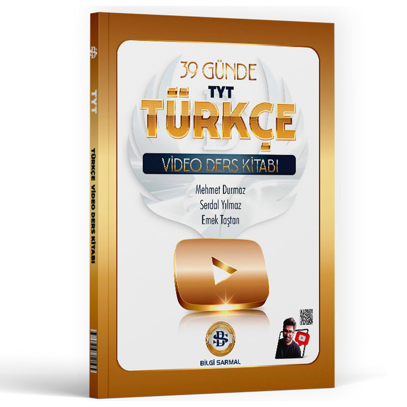 Bilgi Sarmal Yayınları TYT Türkçe 39 Günde Video Ders Kitabı