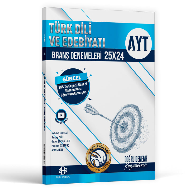 Bilgi Sarmal Yayınları YKS AYT 25'li Edebiyat Sarmal Deneme 2024