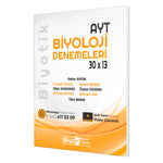 Biyotik Yayınları AYT Biyoloji Biyotik 30 x 13 Denemeleri 2020