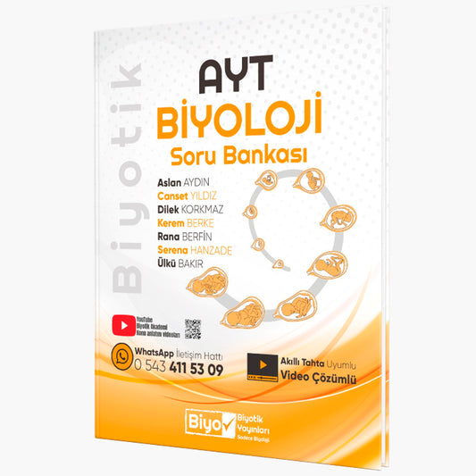Biyotik Yayınları AYT Biyoloji Soru Bankası