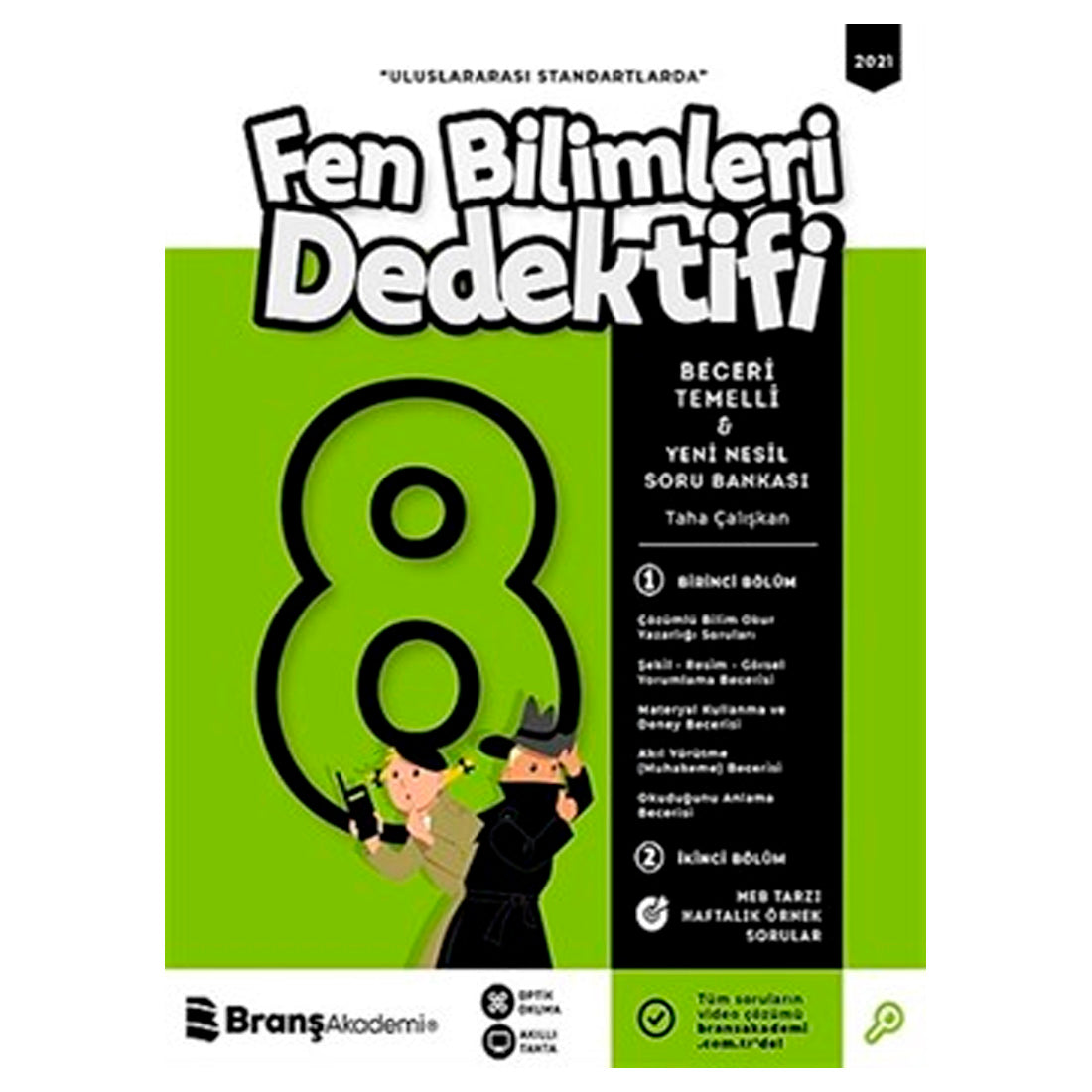 Branş Akademi Yayınları 8. Sınıf Fen Bilimleri Dedektifi Soru Bankası 2021