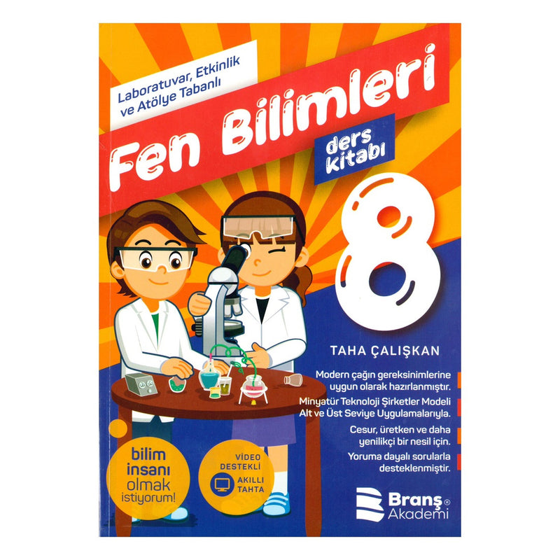 Branş Akademi Yayınları 8. Sınıf Fen Bilimleri Deney Kitabı