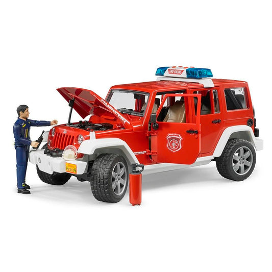 Bruder Jeep Wrangler Rubicon İtfaiye Ve İtfaiyeci 2528