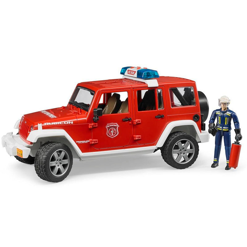 Bruder Jeep Wrangler Rubicon İtfaiye Ve İtfaiyeci 2528