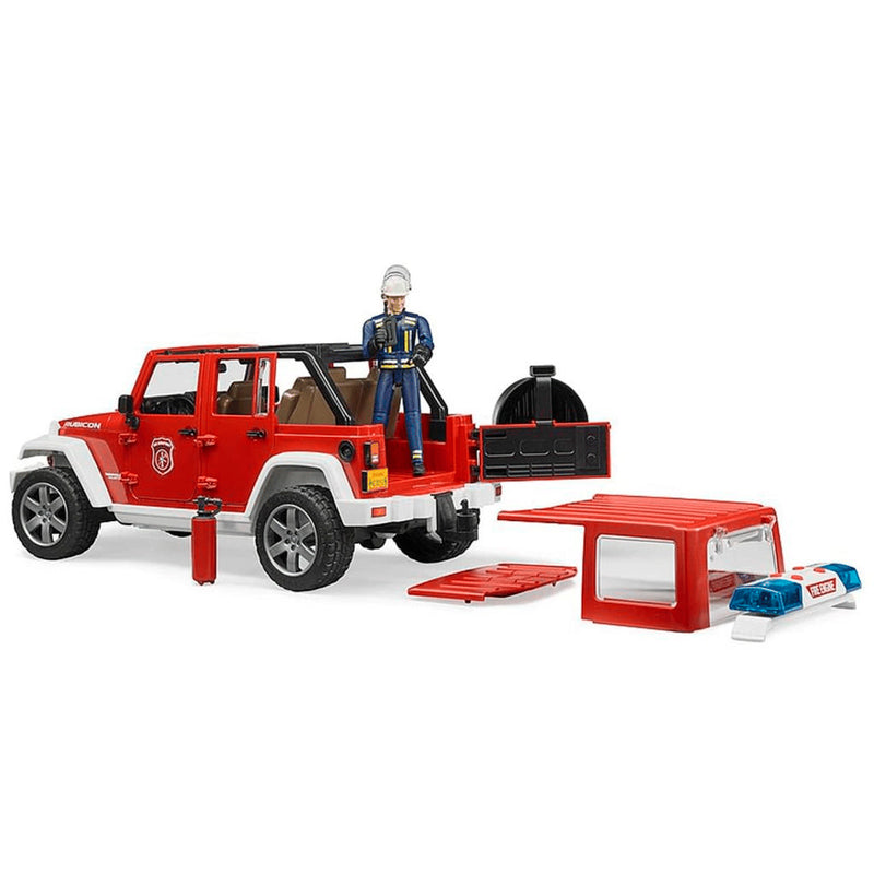 Bruder Jeep Wrangler Rubicon İtfaiye Ve İtfaiyeci 2528