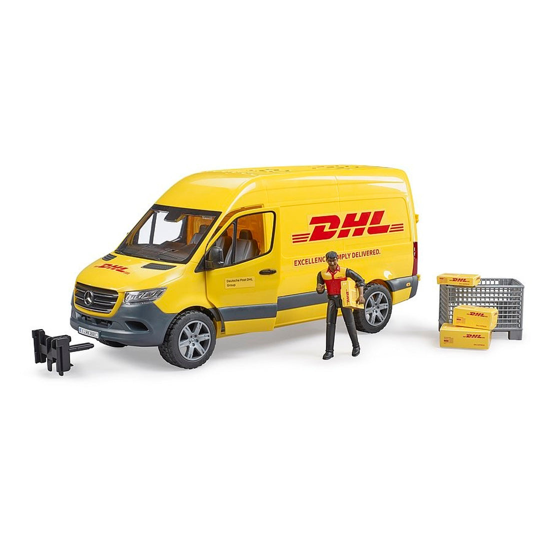 Bruder Mb Sprinter Dhl Kamyonu + Sürücüsü 02671