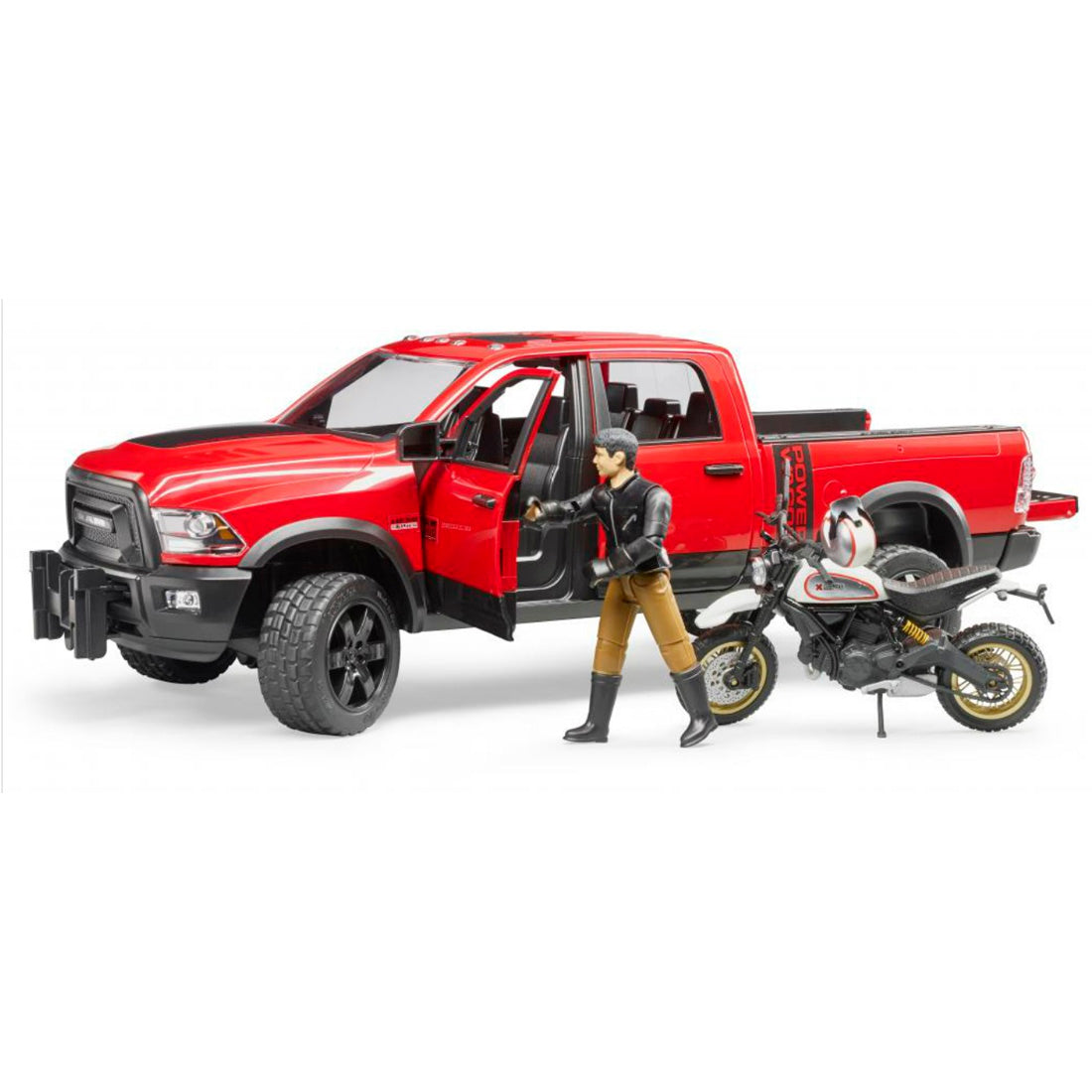 Bruder Ram 2500 Pickup Ducatı Motorsiklet Ve Sürücüsü BR02502