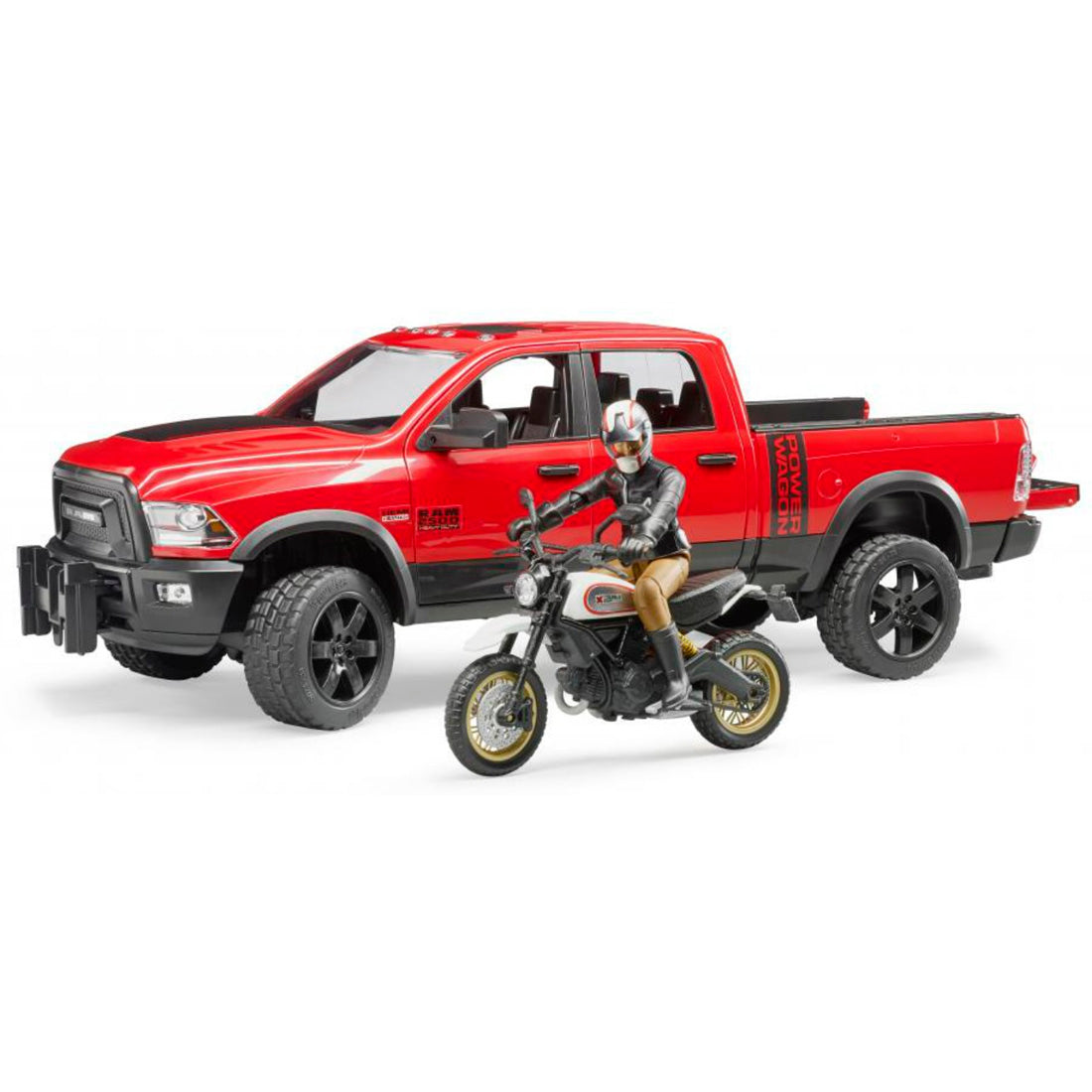 Bruder Ram 2500 Pickup Ducatı Motorsiklet Ve Sürücüsü BR02502