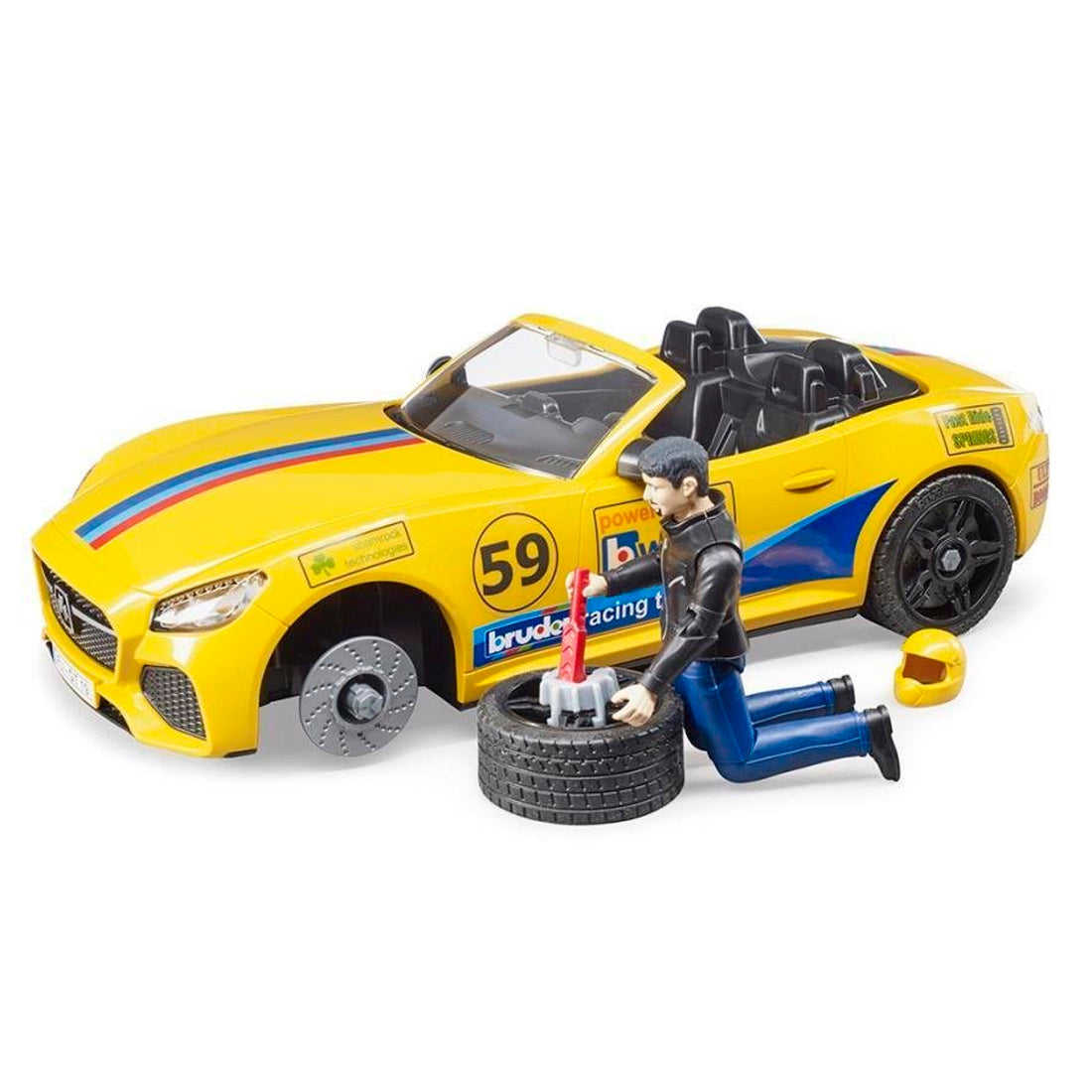 Bruder Ram 2500 Pıckup ve Roadster Yarış Arabası BR02504