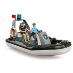 Bruder Ram 2500 Polis Aracı ,Römork, Zodyak, 2 Figür ve Aksesuarlar BR02507