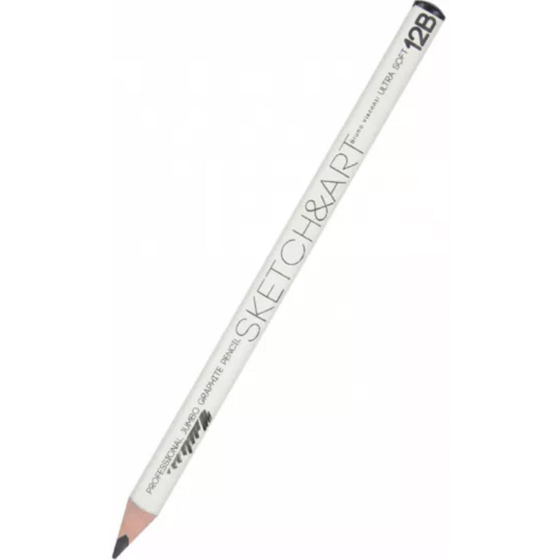 Bruno Visconti Sketch&Art 3.5 Mm 12B Dereceli Jumbo Kurşun Kalem - Profesyonel Eskiz ve Çizim Kalemi