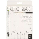 Bruno Visconti Sketch Art Çift Taraflı Markers 12 Renk - Sanatsal Çizim ve Grafik Kalemi