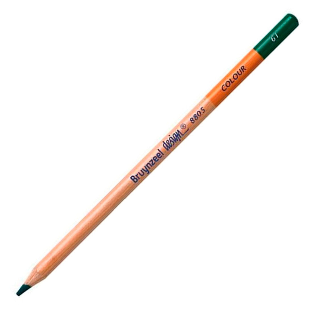 Bruynzeel Design Koyu Yeşil Renkli Kurşun Kalem - Sanatsal Çizim ve Eskiz Kalemi
