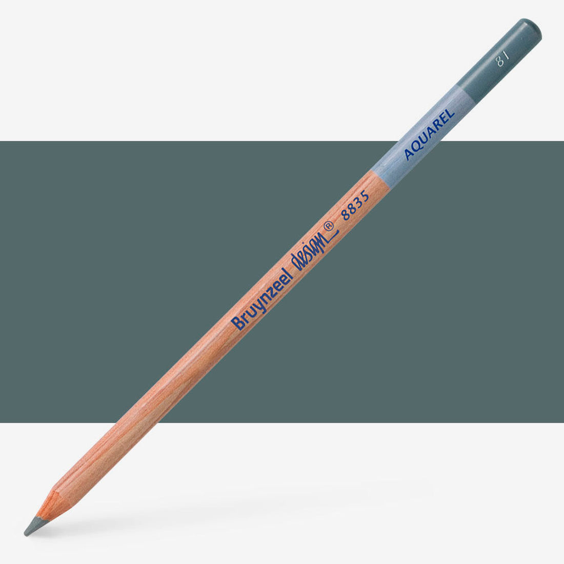 Bruynzeel Design Orta Kahverengi Gri Sulu Boya Kalemi - Sanatçı ve Hobi Çizim Boyama Kalemi