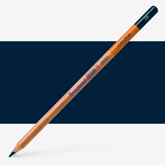 Bruynzeel Design Prusya Mavisi Renkli Kurşun Kalem - Sanatsal Çizim ve Eskiz Kalemi