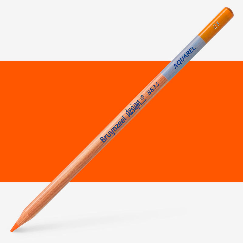 Bruynzeel Design Turuncu Renkli Kurşun Kalem - Sanatsal Çizim ve Eskiz Kalemi