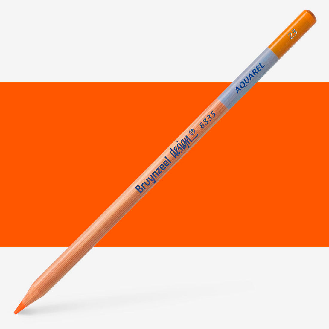 Bruynzeel Design Turuncu Renkli Kurşun Kalem - Sanatsal Çizim ve Eskiz Kalemi