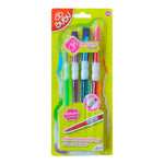 Bu-Bu 4lü Silikon Fırça Tutacaklı - Resim, Sanat ve Hobi Fırça Seti