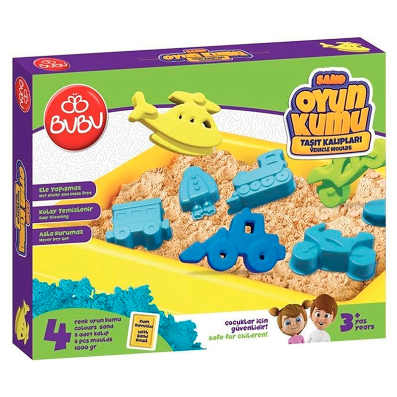 Bu Bu Büyük Havuzlu Araç Kalıplı Oyun Kumu KU0054