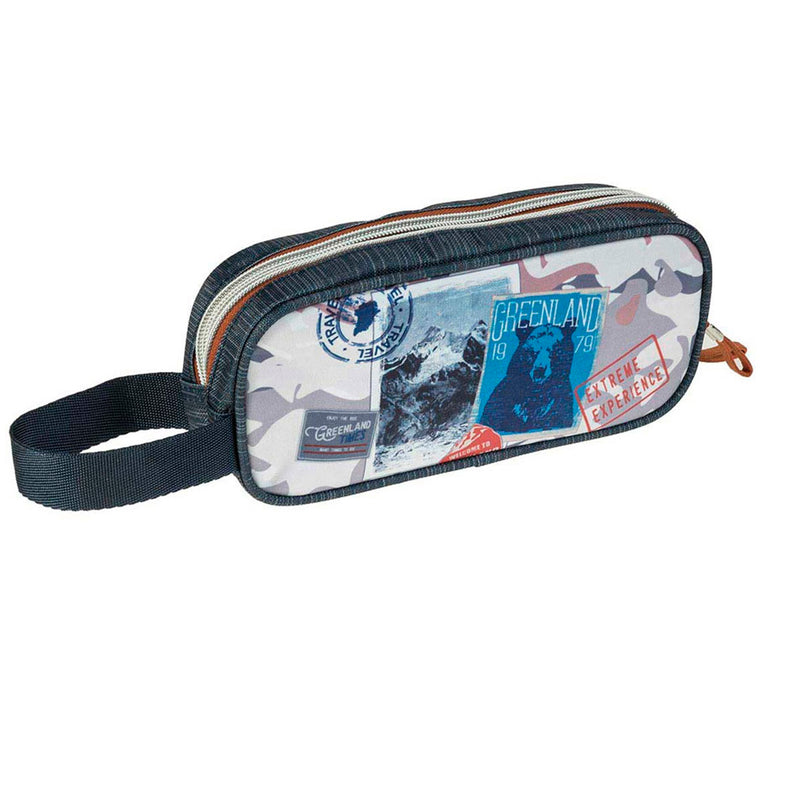 Busquets Greenland Çift Bölmeli Unisex Kalem Çantası
