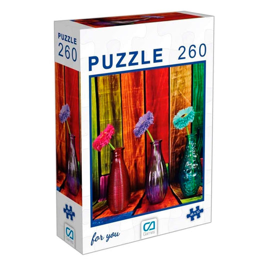 Ca Games Çiçekler 260 Parça Çocuk Puzzle