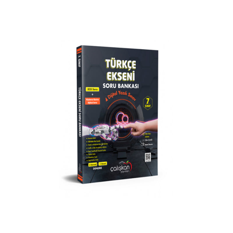 Çalışkan Yayınları 7. Sınıf Türkçe Hibrit Soru Bankası