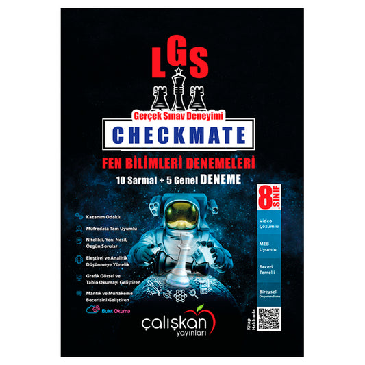 Çalışkan Yayınları 8. Sınıf Fen Bilimleri Checkmate Deneme