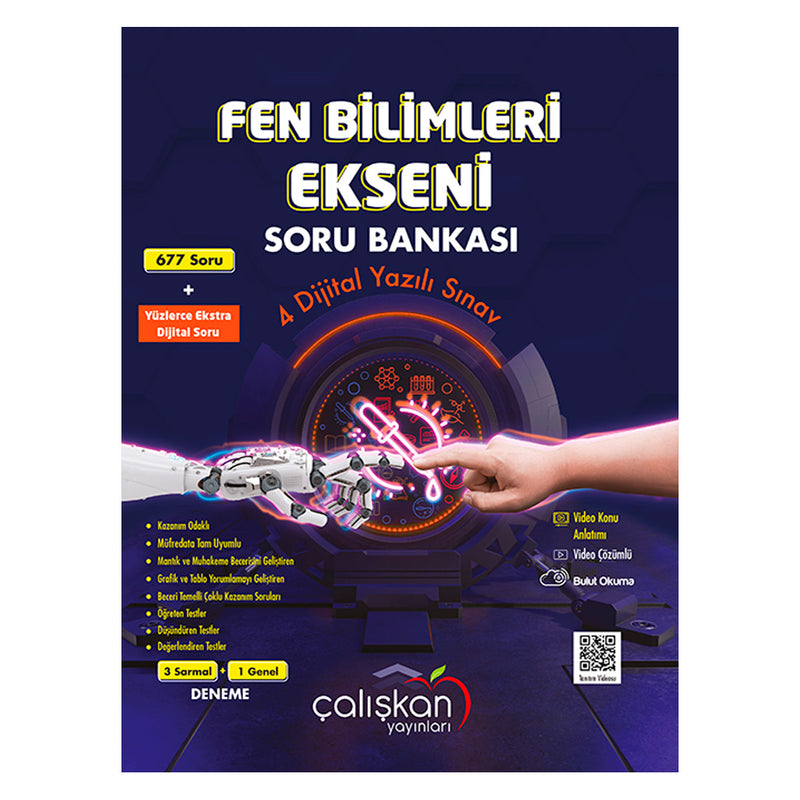 Çalışkan Yayınları 8. Sınıf Fen Bilimleri Soru Ekseni