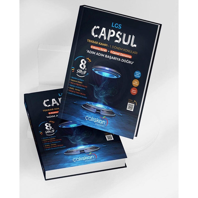 Çalışkan Yayınları 8.Sınıf LGS Capsul 1. Dönem Tekrar Kampı