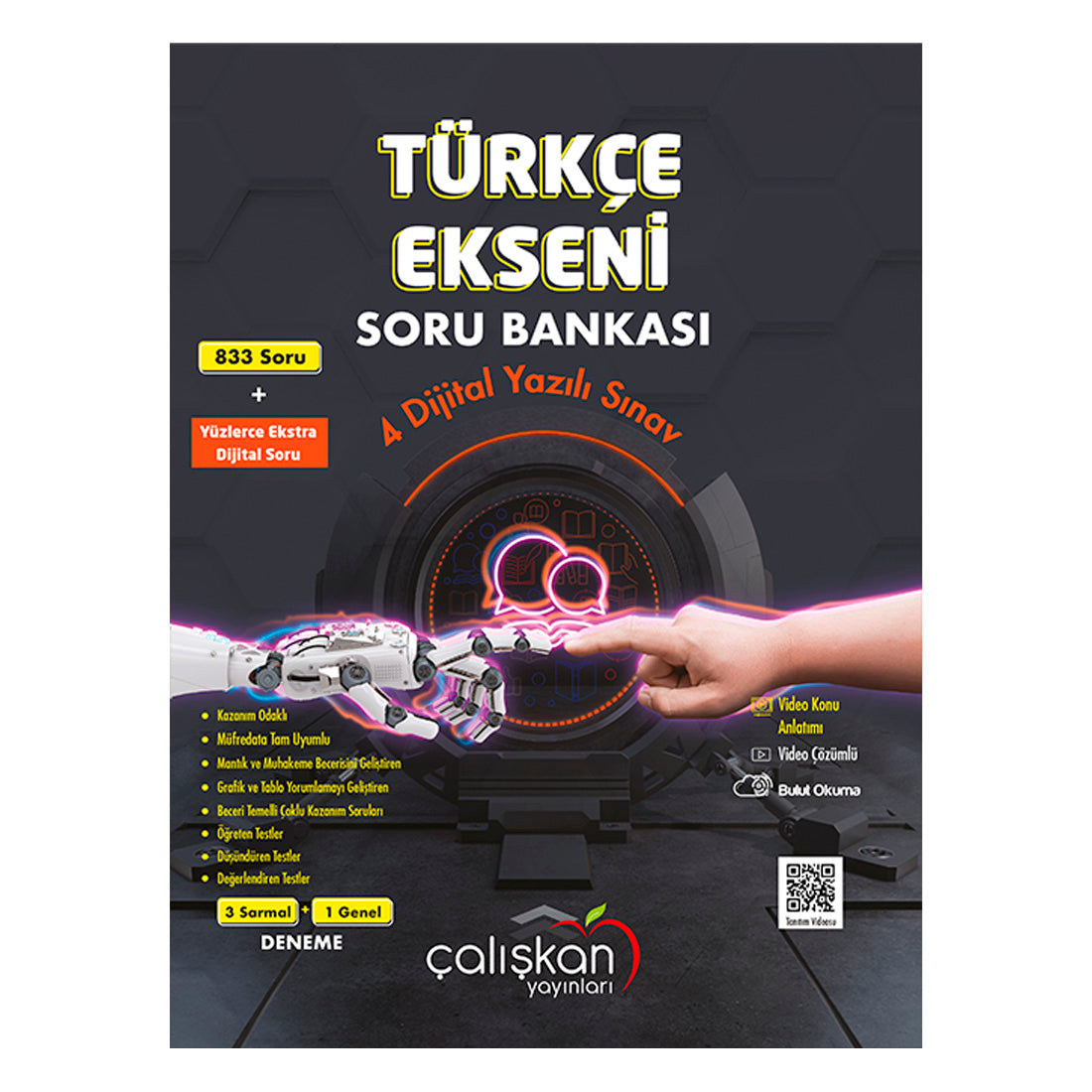 Çalışkan Yayınları 8. Sınıf Türkçe Ekseni Soru Bankası