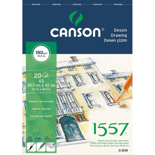Canson 1557 Dessin Çizim Defteri 180Gr.20 Yaprak,A4 Boy