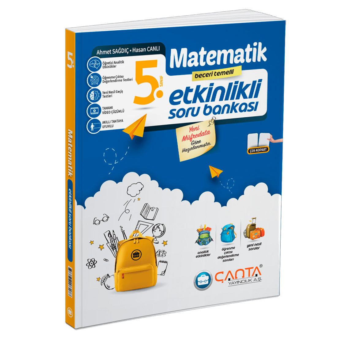 Çanta Yayınları 5. Sınıf Matematik Etkinlikli Kazanım Soru Bankası