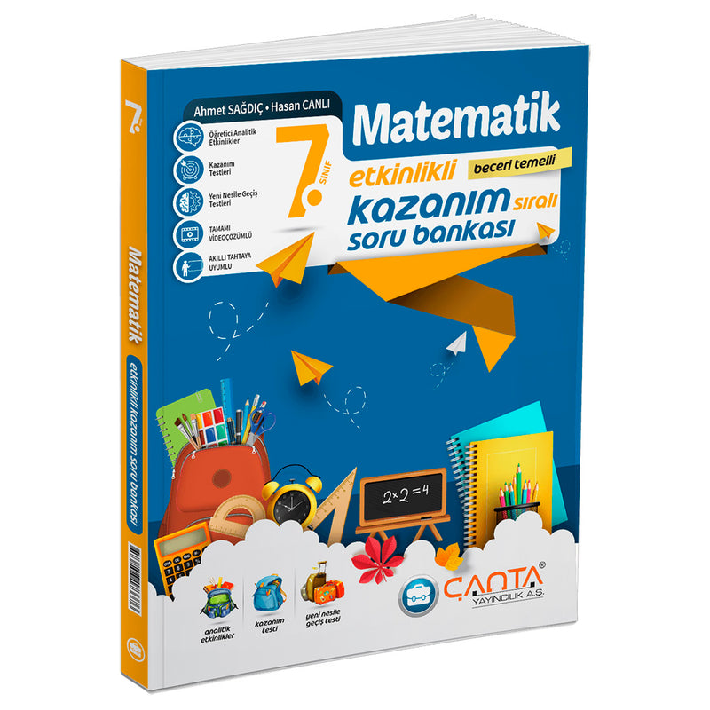 Çanta Yayınları 7. Sınıf Matematik Etkinlikli Kazanım Soru.Bankası