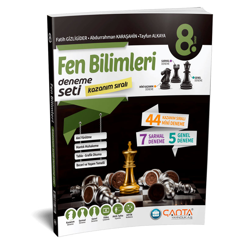 Çanta Yayınları 8. Sınıf Fen Bilimleri Kazanım Sıralı Deneme Seti