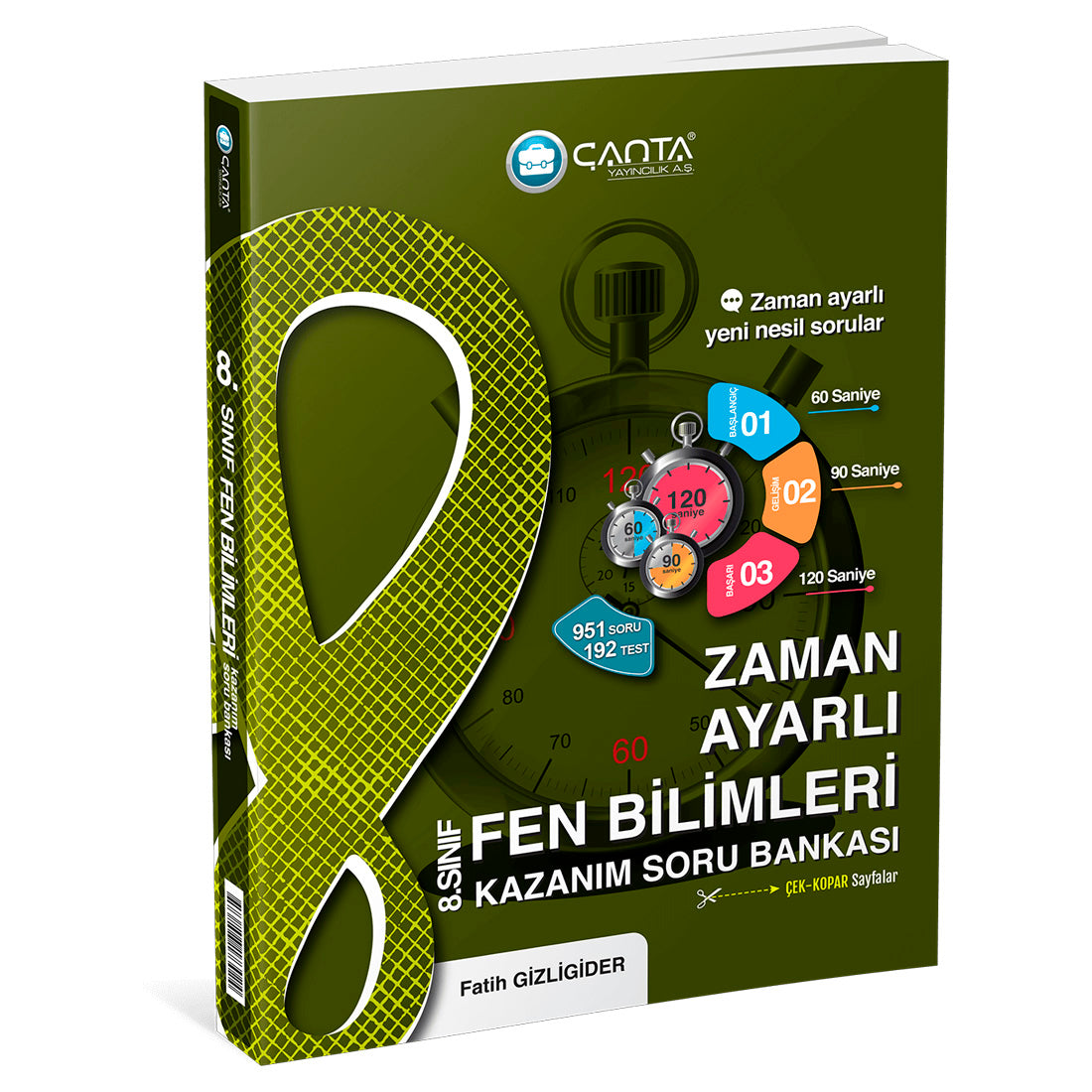 Çanta Yayınları 8. Sınıf Fen Bilimleri Zaman Ayarlı Kazanım Soru Bankası 2022