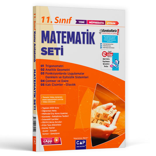 Çap Yayınları 11. Sınıf Anadolu Lisesi Matematik Seti - 2022