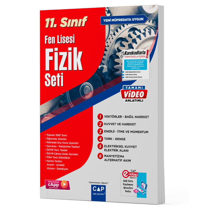 Çap Yayınları 11. Sınıf Fen Lisesi Fizik Seti