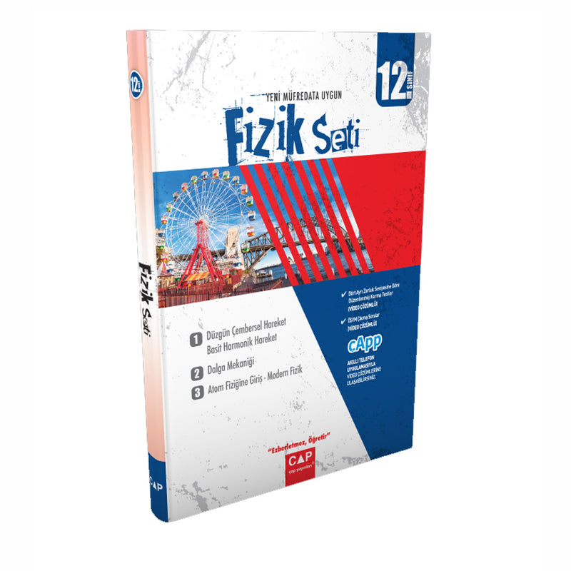 Çap Yayınları 12. Sınıf  Anadolu Lisesi Fizik Seti - 2022