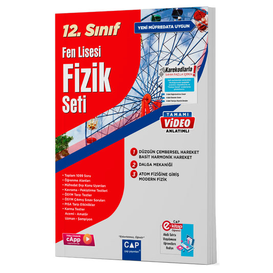 Çap Yayınları 12. Sınıf Fen Lisesi Fizik Set