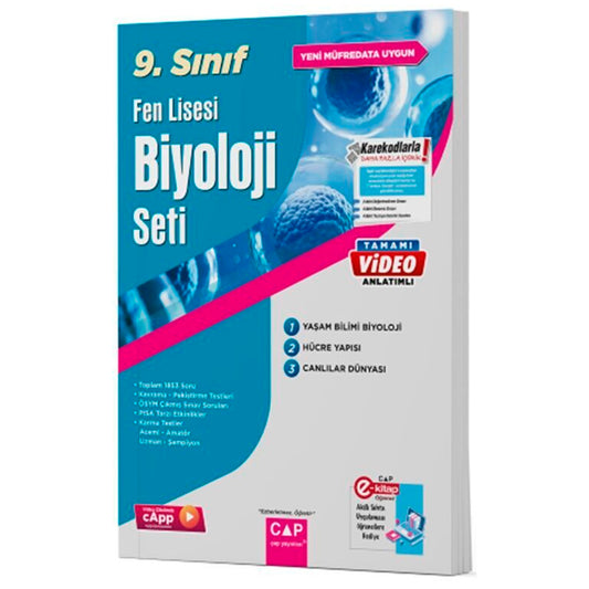 Çap Yayınları 9. Sınıf Fen Lisesi Biyoloji Seti