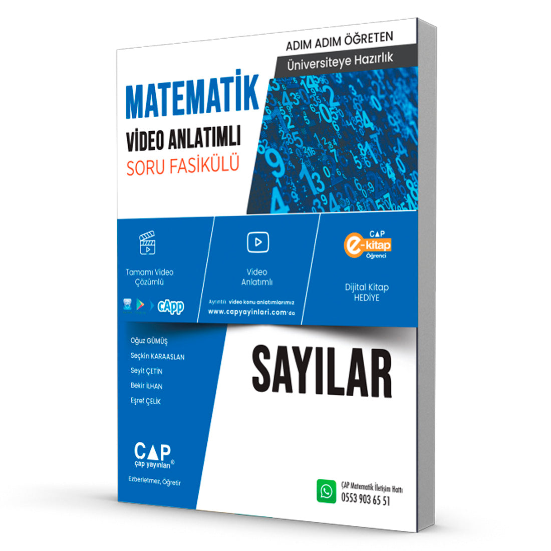 Çap Yayınları Matematik Sayılar Video Anlatımlı Soru Fasikülü