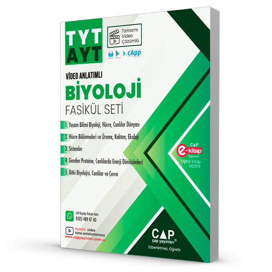 Çap Yayınları Tyt-Ayt Biyoloji Set