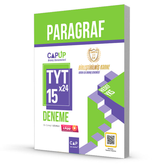 Çap Yayınları Up Tyt Paragraf Deneme 2024